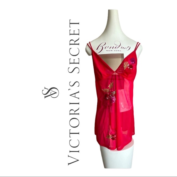 Victoria's Secret Other - Victoria Secret Sequined Babydoll Lingerie M
